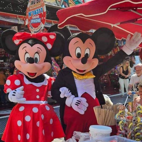 Location mascottes Stitch et Angel, Mickey et Minnie, Roi lion Simba, pat patrouille, 