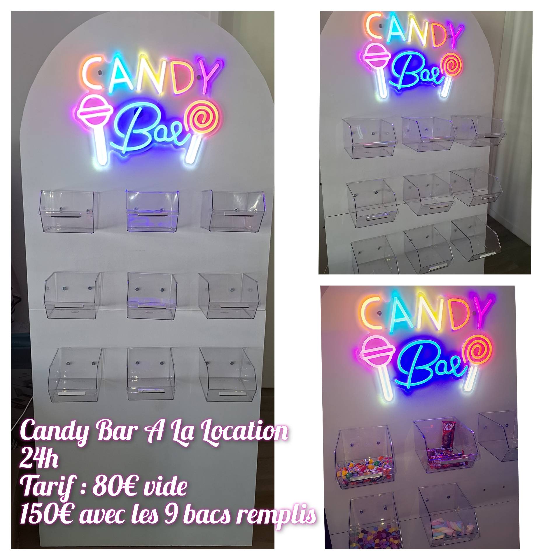 Mur Candy Bar en location 