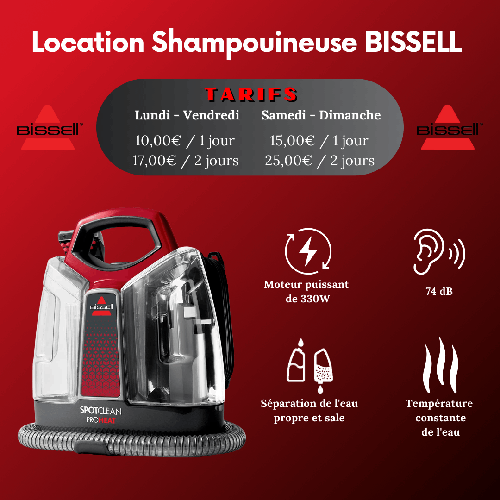 Location Shampouineuse BISSELL