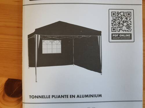 LOCATION TONNELLES 3 m X 3 m