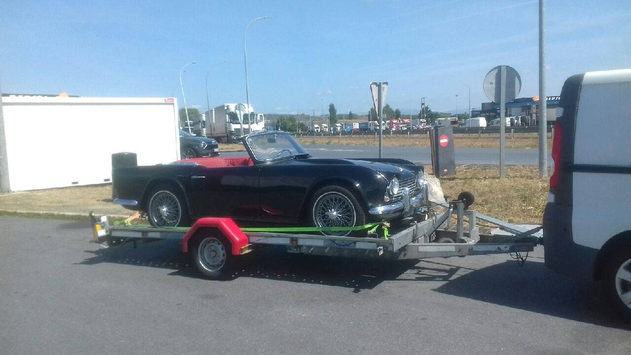 Porte voiture remorque plateau 