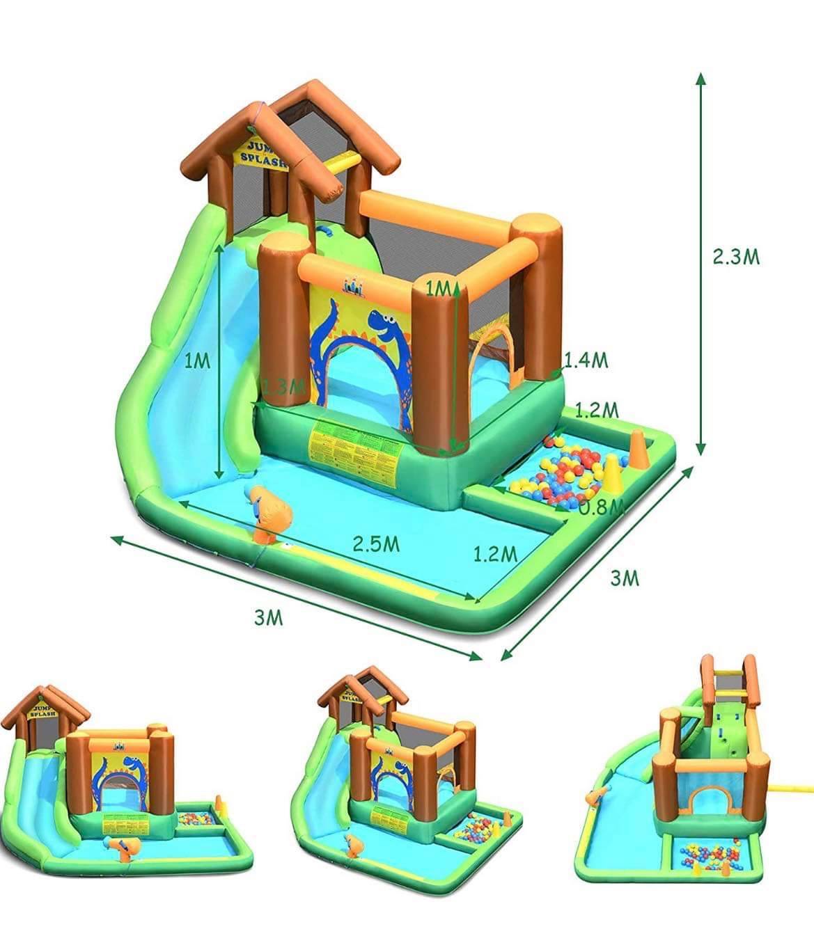 Château gonflable chalets 