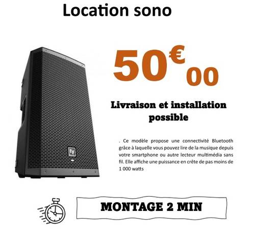 sono 1000W electro voice Bluetooth