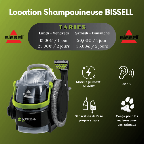 Location Shampouineuse BISSELL