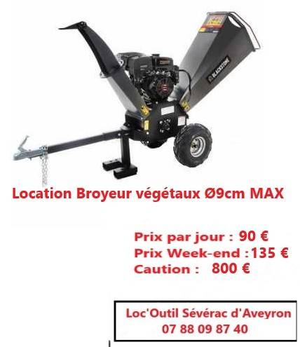 BROYEUR A VEGETAUX MAX 7CM