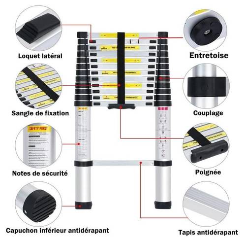 echelle telescopique 3,8m