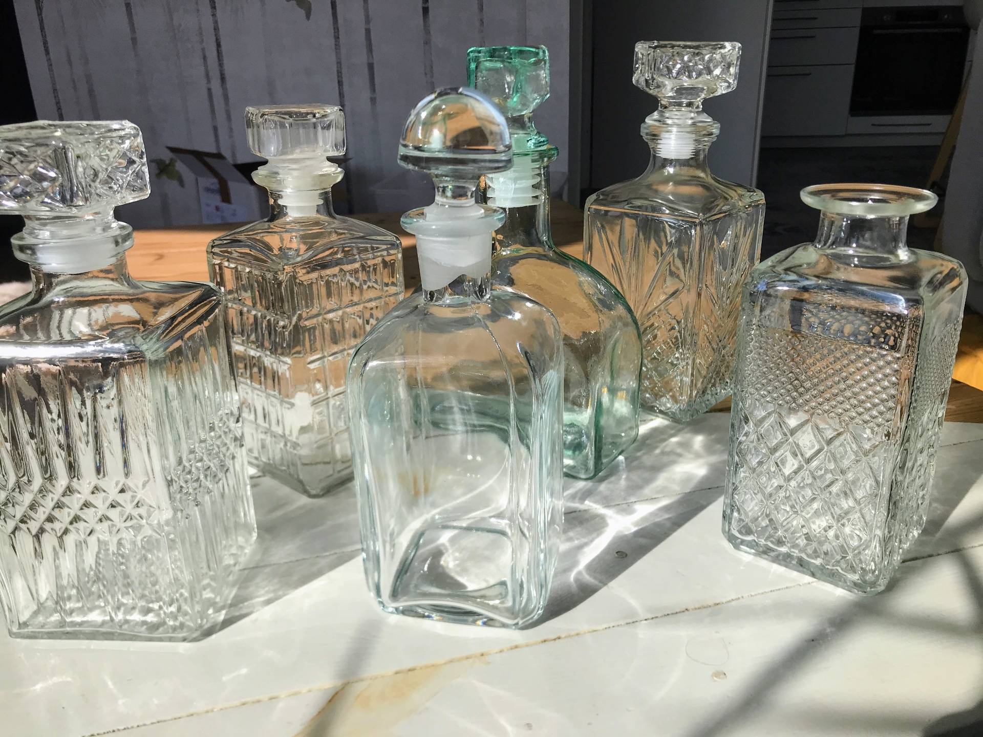 Location - Vases / Carafes vintage en verre