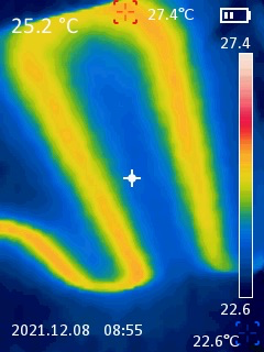 Caméra thermique diagnostique 