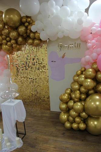 Mur sequin paillettes gold 