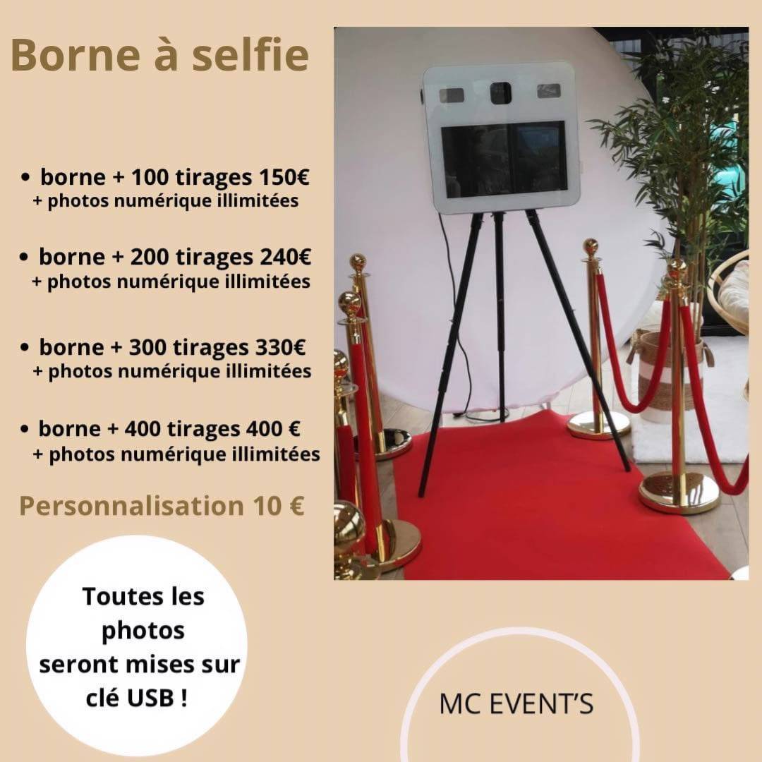 Borne à selfie 