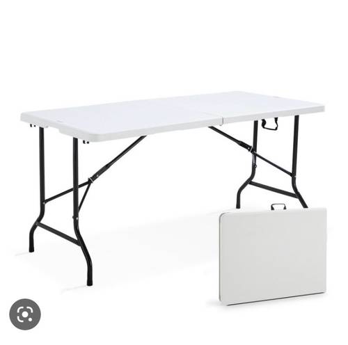 Tables pliantes blanches