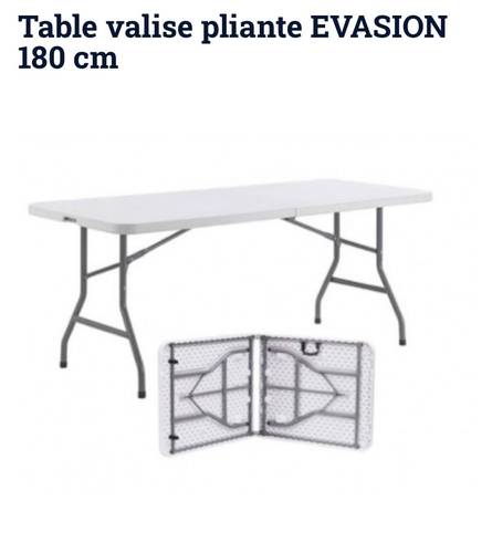 Tables pliables 