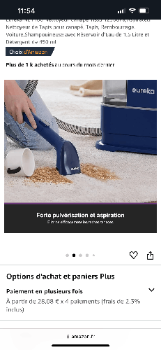 Shampouineuse tapis / canapé 