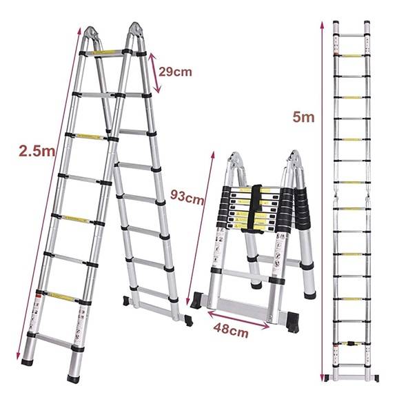 Location Escabeau/Echelle télescopique 5m