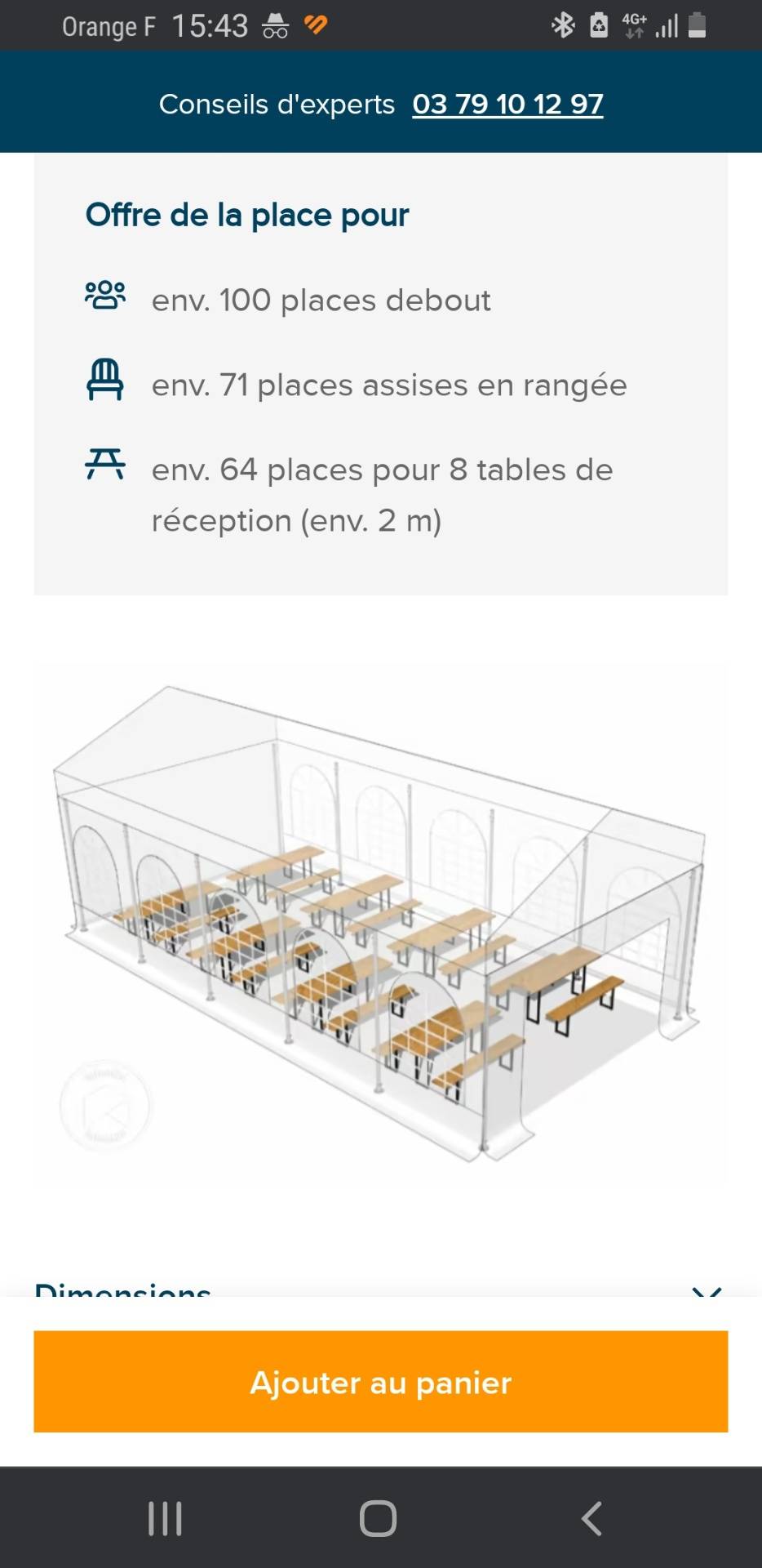 Location de barnum 