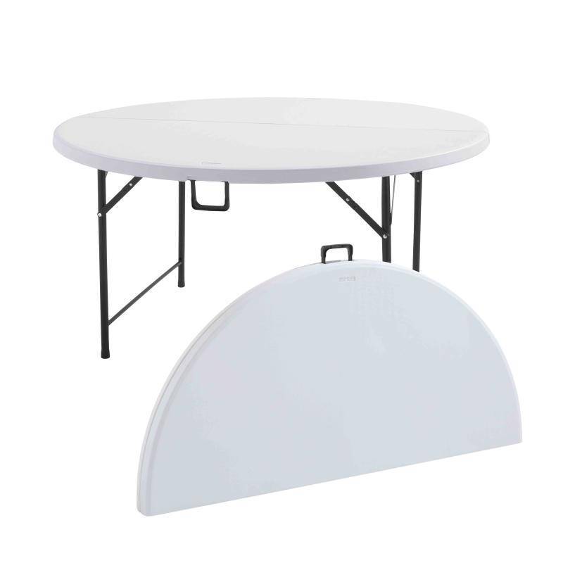 Location table pliante ronde 150 Cm ( 8 à 10 personnes )