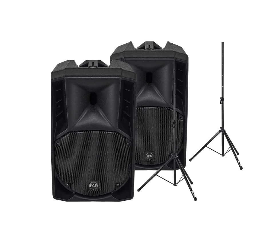 X2 Enceinte rcf 710 + pied