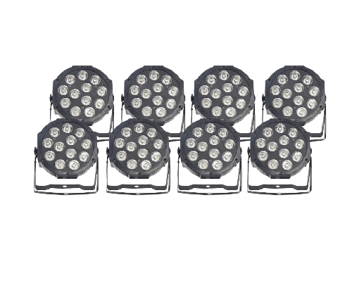 X8 Par leds 12x12w