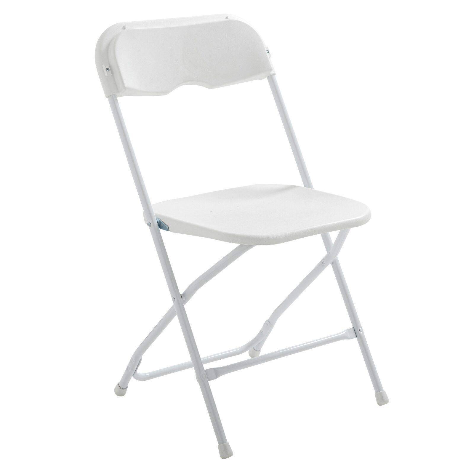 🪑 Chaises pliantes blanches – Simples, pratiques