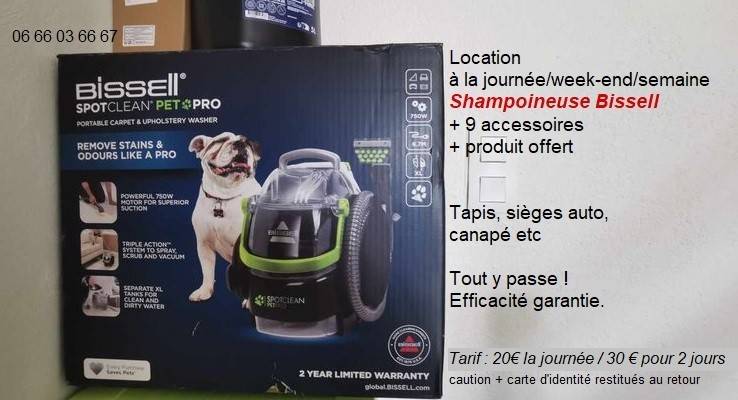 shampoineuse Bissel SpotClean PetPro