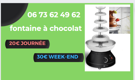 fontaine à chocolat