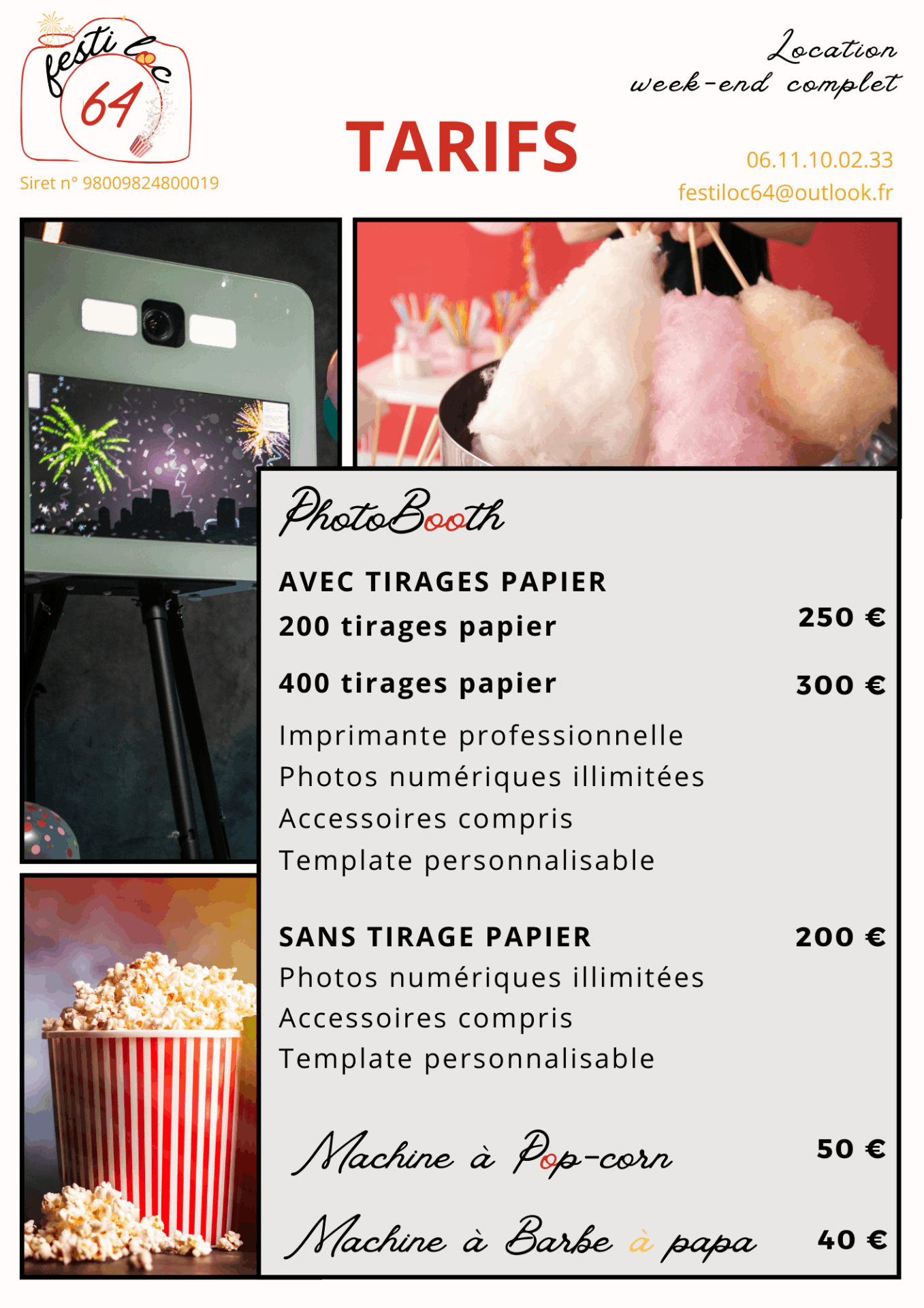 Photobooth / borne photos