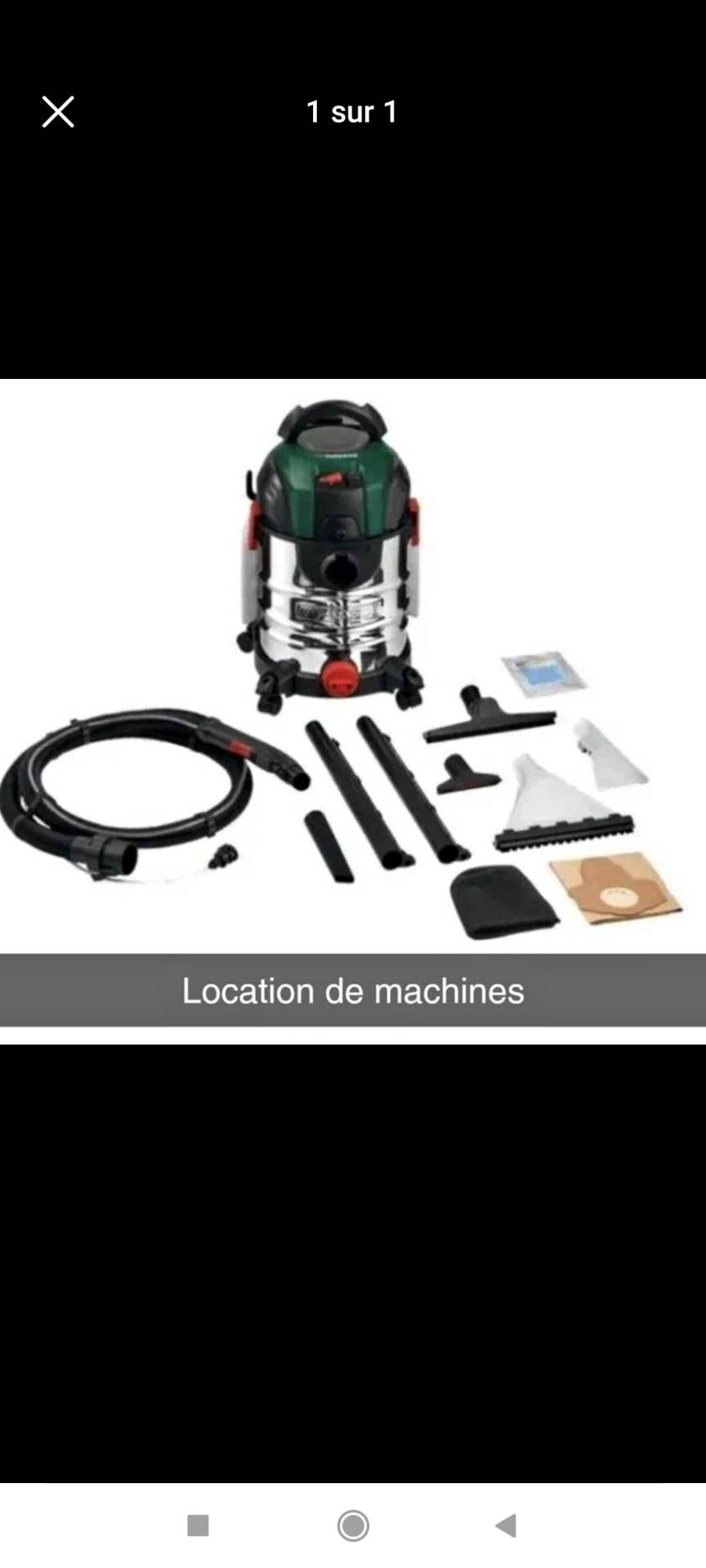 Aspirateur injecteur extracteur parkside 