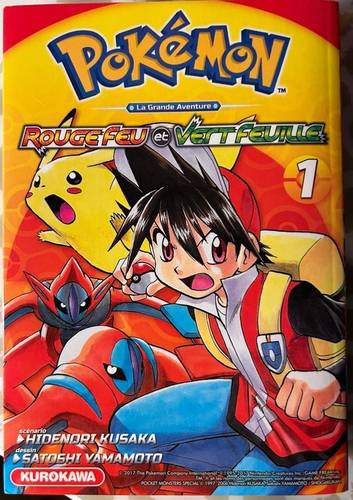 Manga Pokemon Rouge Feu et Vert Feuille